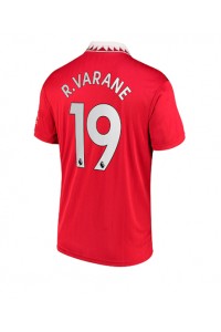 Fotbalové Dres Manchester United Raphael Varane #19 Domácí Oblečení 2022-23 Krátký Rukáv